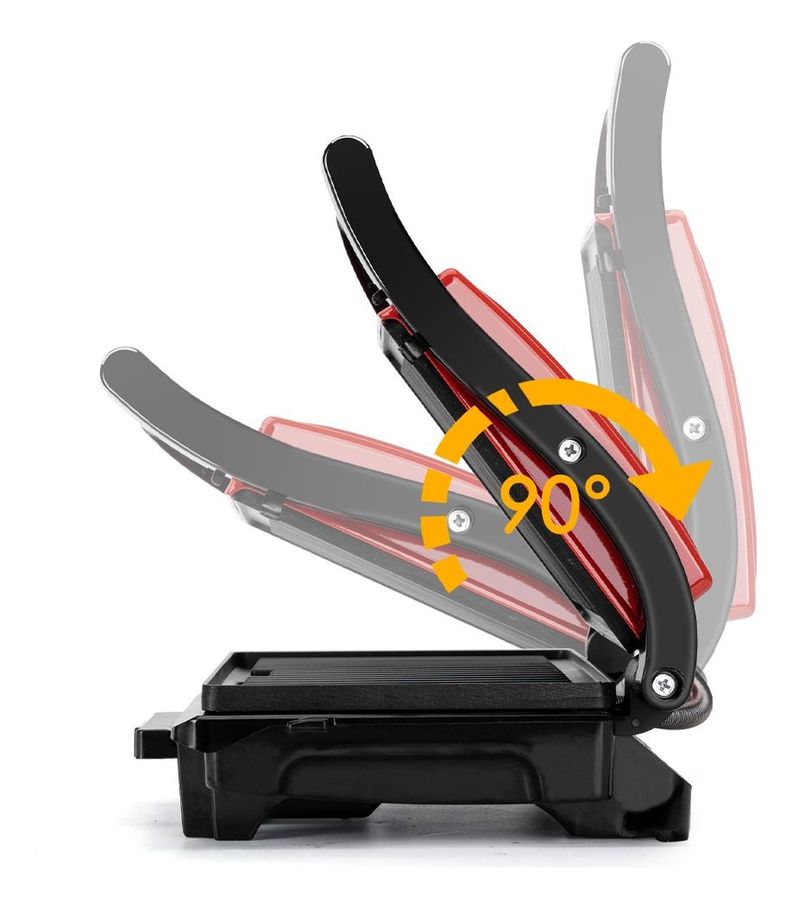 Máquina Panini Grill Parrilla Sandwichera Antiadherente Jhn-5