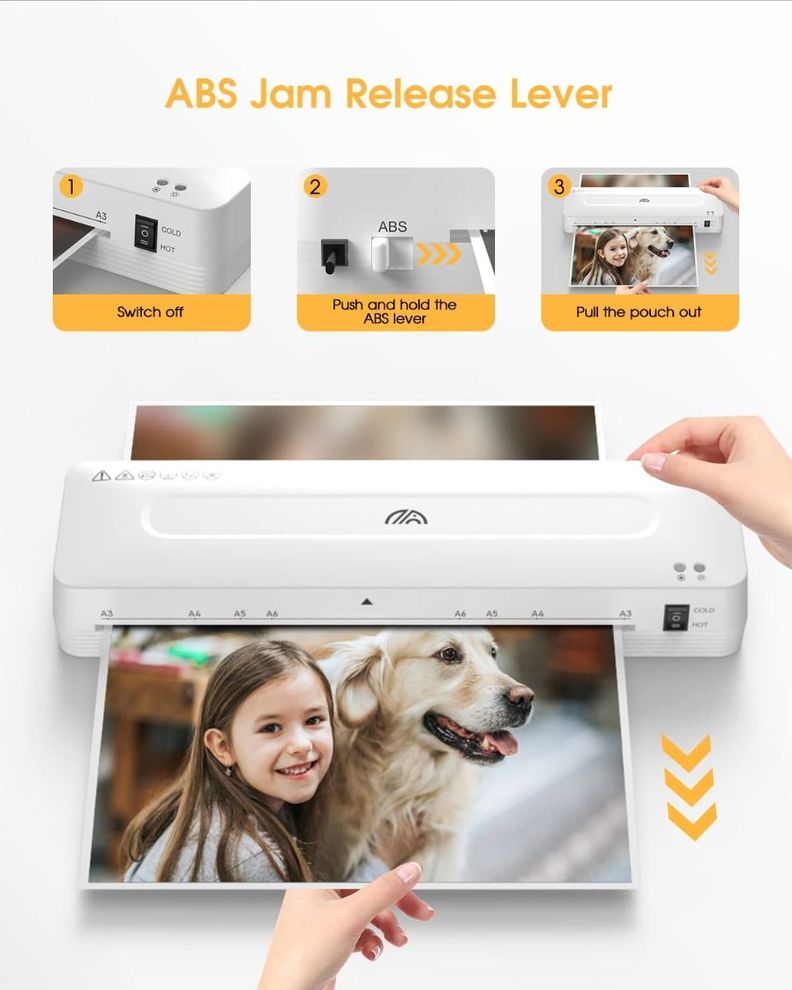 Máquina Laminadora Térmica A4 Frio Caliente Jhn-6