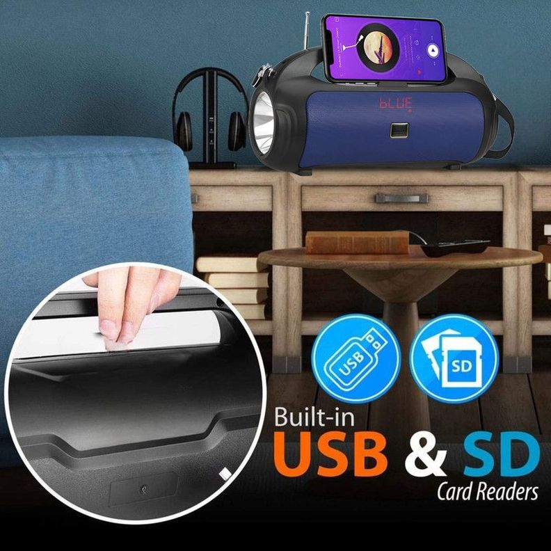 Parlante Altavoz Portátil Bluetooth Música Fiestas Lau-6