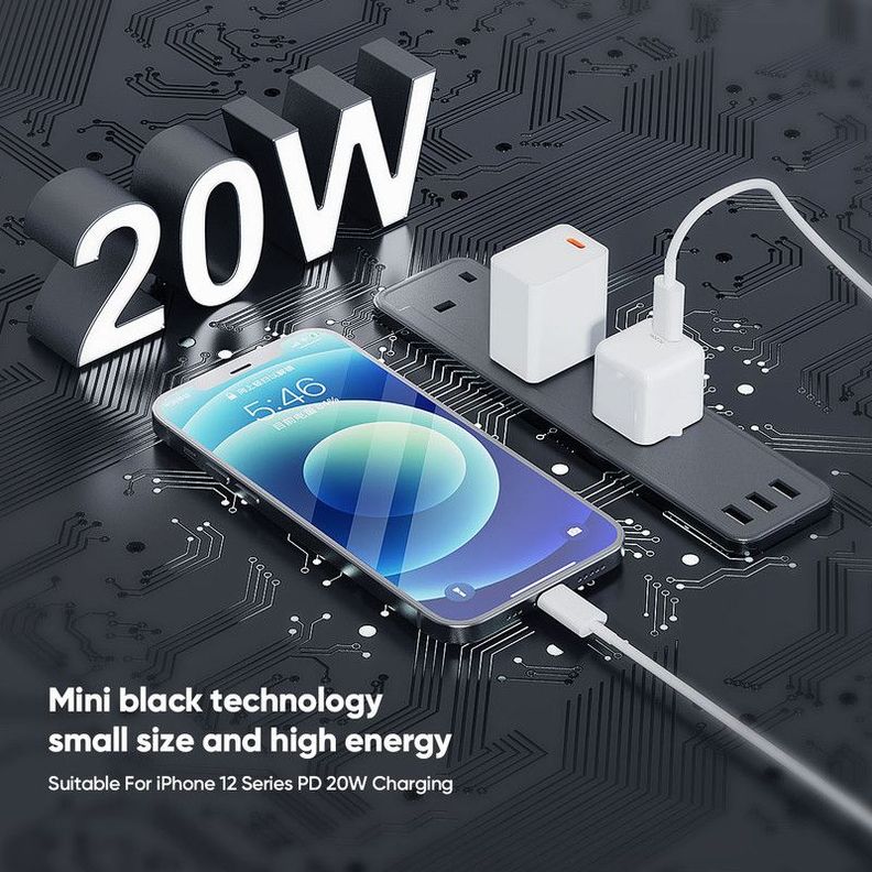 Cargador Adaptador Corriente USB-C Carga Rapida Lau-7