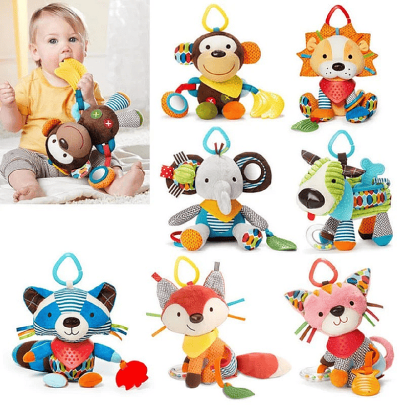 Mordedor Peluche Sensorial Estimulacion Colgante Bebes Lau-2