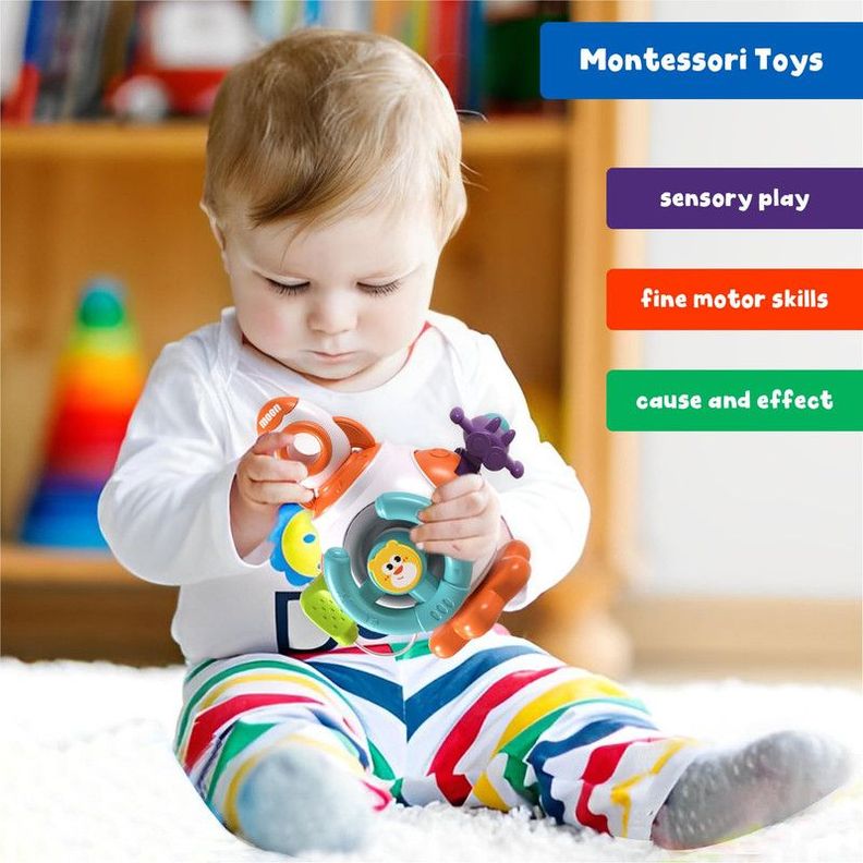 Juguete Estimulacion Cubeta Sensorial Montessori Niños Lau-3