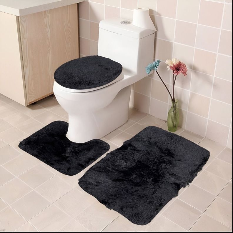 Alfombras Baño 3 Piezas Suave Antideslizante Jhn-8