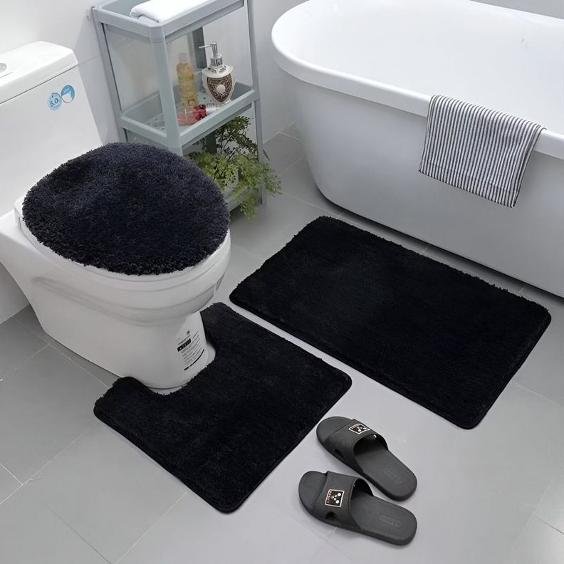 Alfombras Baño 3 Piezas Suave Antideslizante Jhn-9