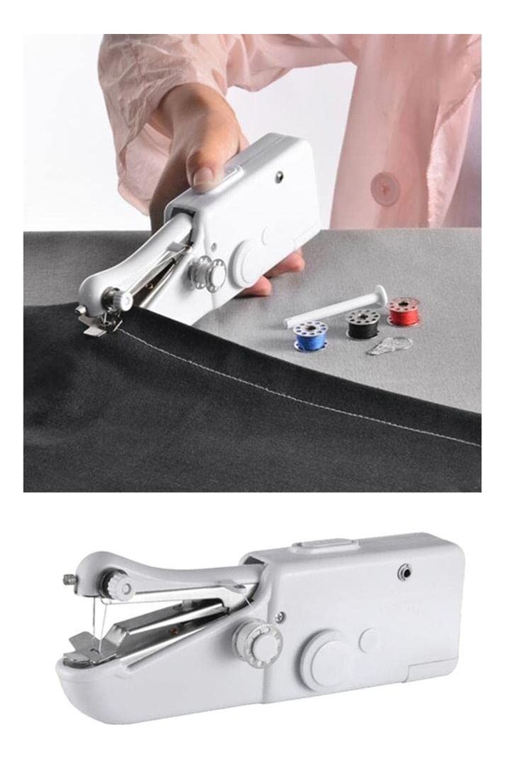 Máquina Coser Mini Portátil Mano Reparar Tela Hogar Jhn-1