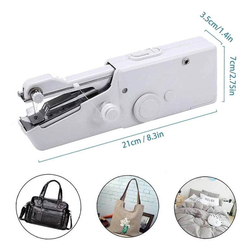 Máquina Coser Mini Portátil Mano Reparar Tela Hogar Jhn-2