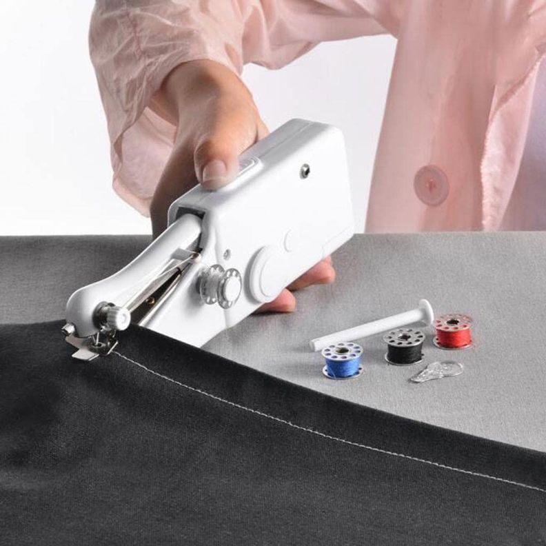 Máquina Coser Mini Portátil Mano Reparar Tela Hogar Jhn-3