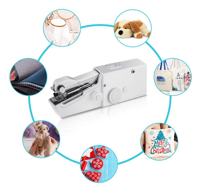 Máquina Coser Mini Portátil Mano Reparar Tela Hogar Jhn-5