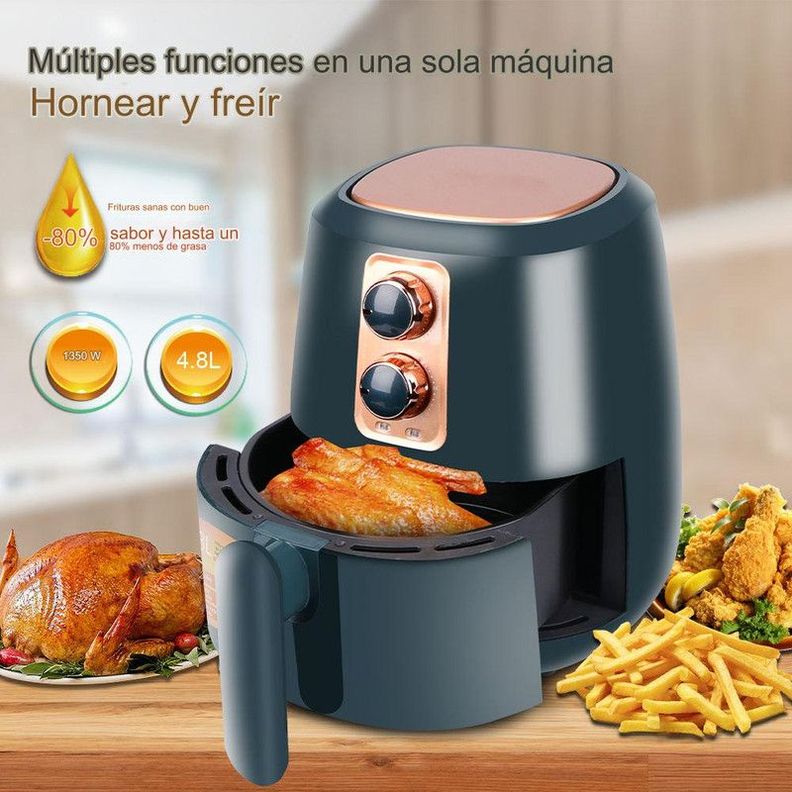 Freidora Aire 4,8L Control Manual Freir Antiadherente Lau-5