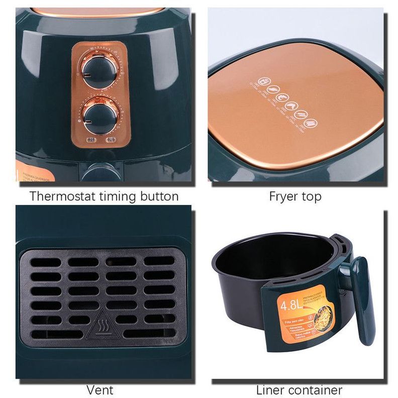 Freidora Aire 4,8L Control Manual Freir Antiadherente Lau-6