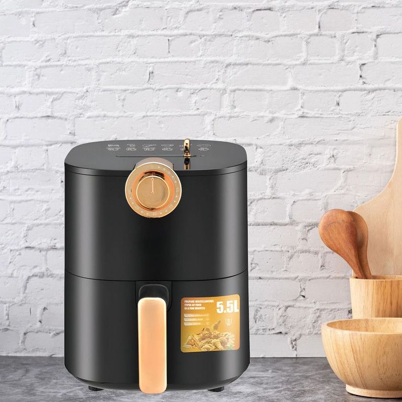 Freidora Aire 5,5L Coccion Contro Manual Antiadherente Lau-4