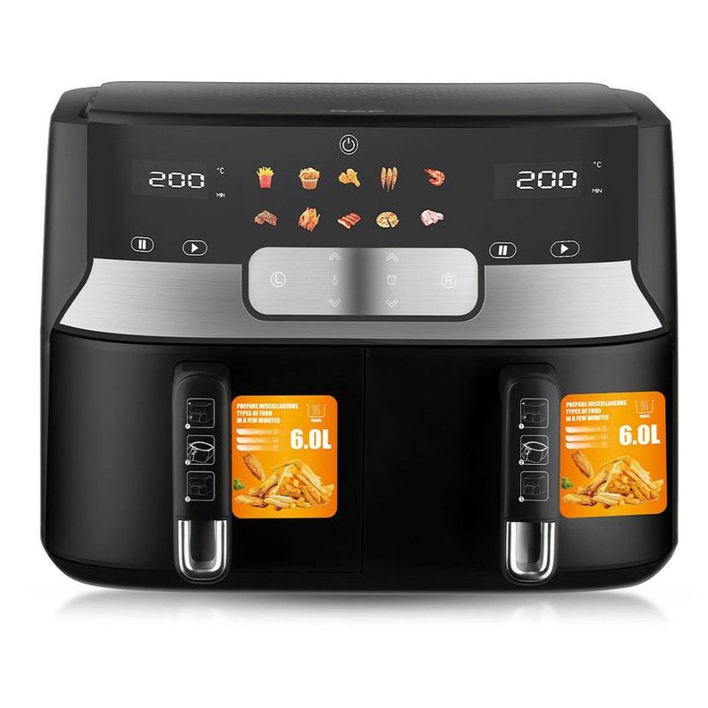 Freidora Aire 12L Doble Cesta Tecnologia Digital Cocina Lau-0