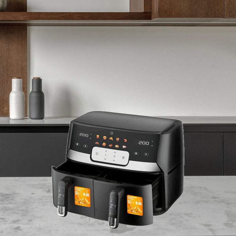 Freidora Aire 12L Doble Cesta Tecnologia Digital Cocina Lau-1