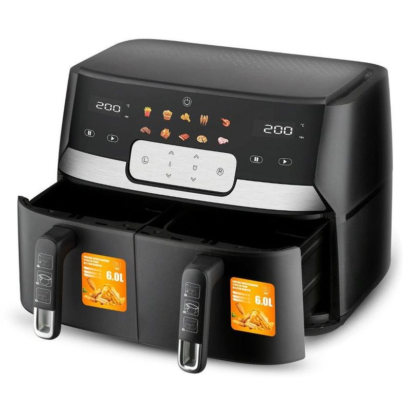 Freidora Aire 12L Doble Cesta Tecnologia Digital Cocina Lau-2