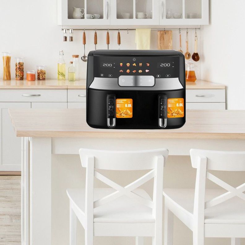 Freidora Aire 12L Doble Cesta Tecnologia Digital Cocina Lau-3