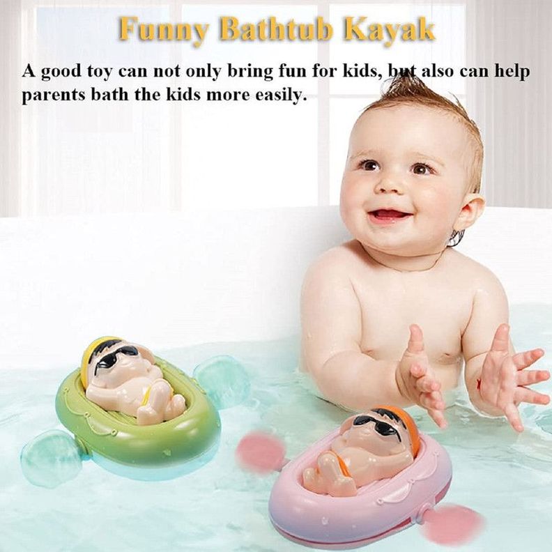 Set 5 Juguete Kayac Flotador Cuerda Baño Ducha Bebe Lau-4