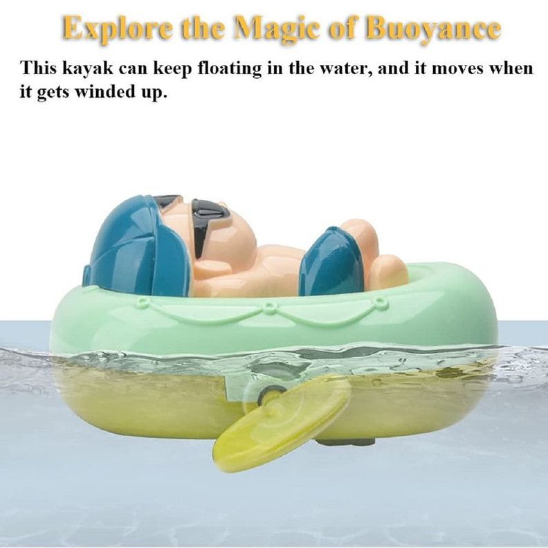 Set 5 Juguete Kayac Flotador Cuerda Baño Ducha Bebe Lau-5