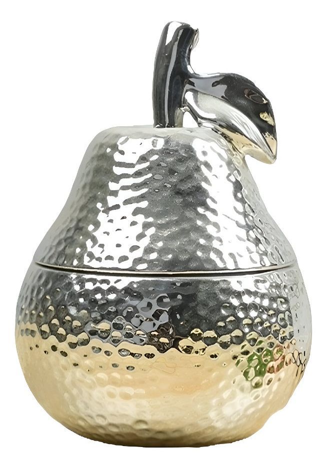 Tarro Almacenamiento Cerámica Plateada Recipiente Jhn-0