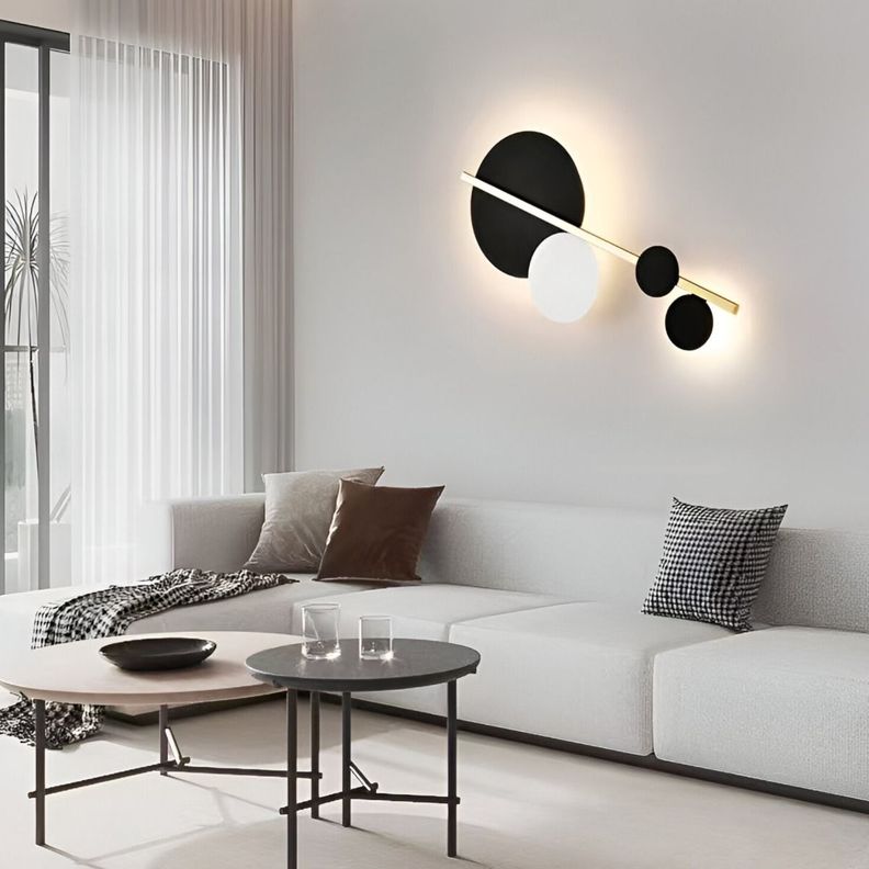 Aplique Pared Decorativo Circulares LED Interiores Jhn-4