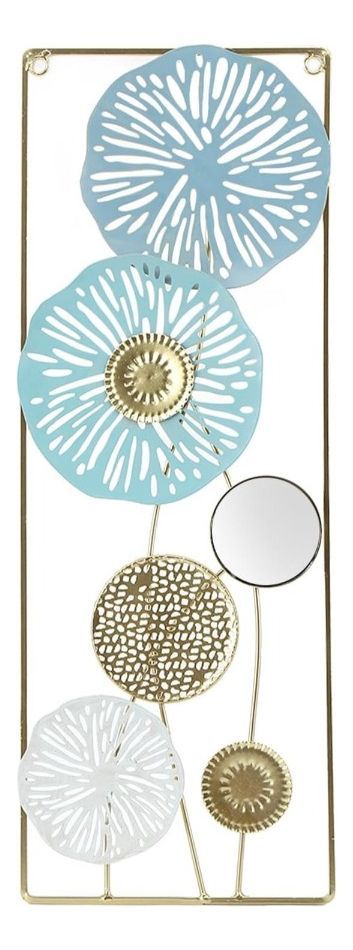 Decoración Espejo Pared Metal Ligero Moderno Elegante Jhn-0