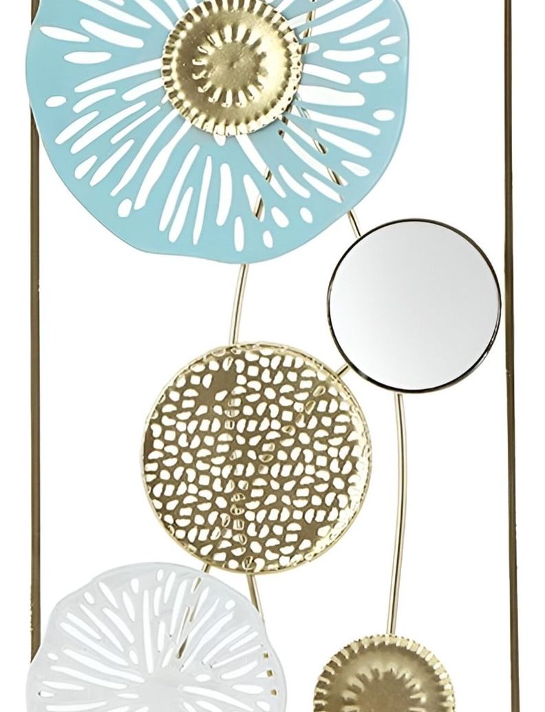 Decoración Espejo Pared Metal Ligero Moderno Elegante Jhn-1