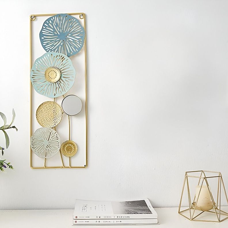 Decoración Espejo Pared Metal Ligero Moderno Elegante Jhn-5