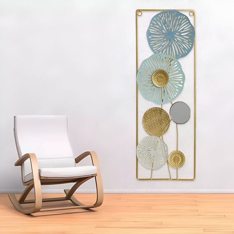 Decoración Espejo Pared Metal Ligero Moderno Elegante Jhn-8