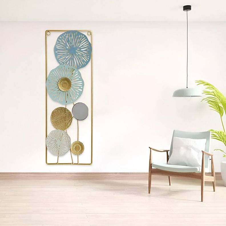 Decoración Espejo Pared Metal Ligero Moderno Elegante Jhn-9