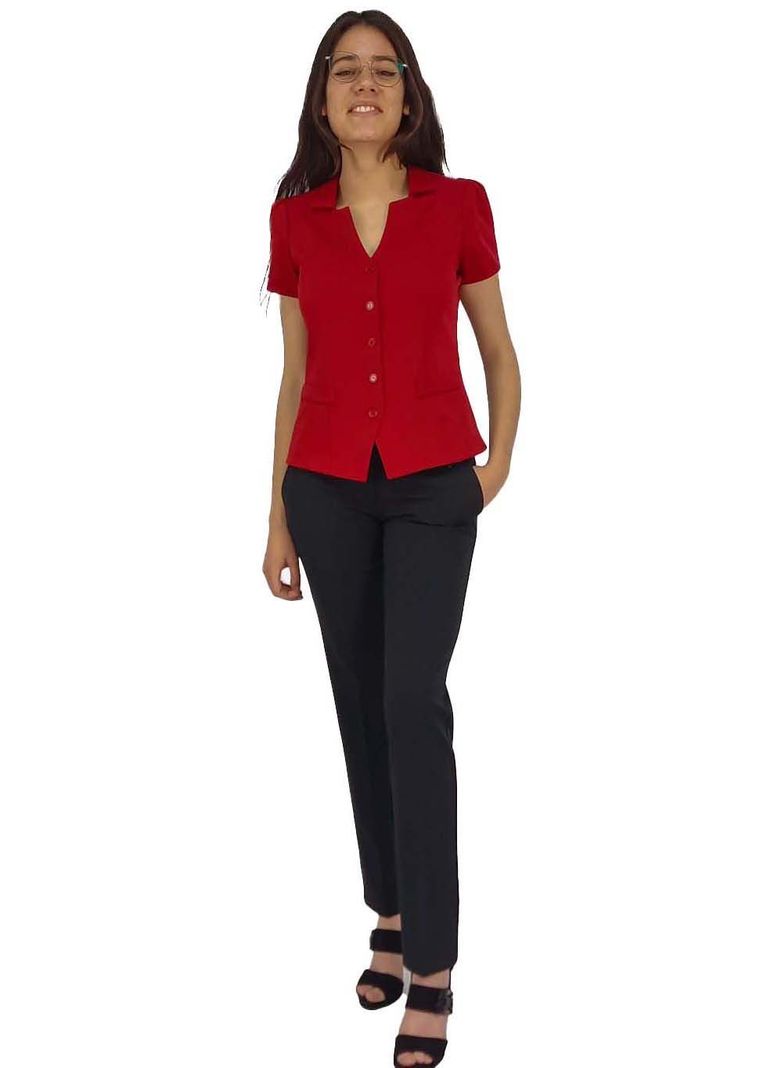  Blazer Manga Corta Poly Spandex-2