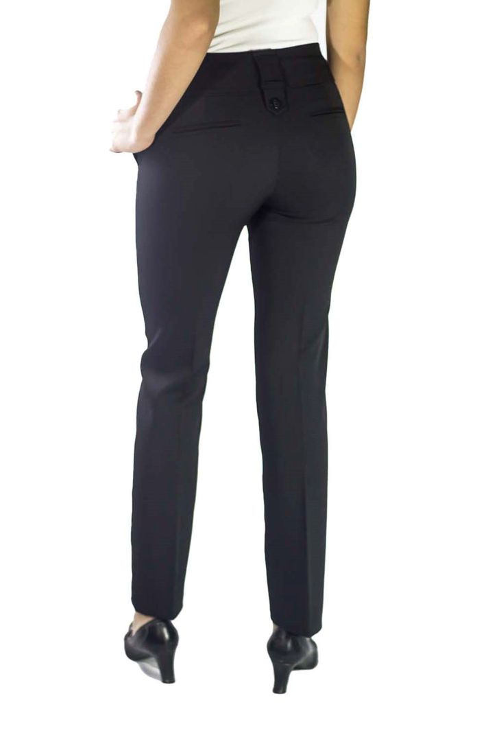 Pantalon Recto Formal Poly Spandex -1