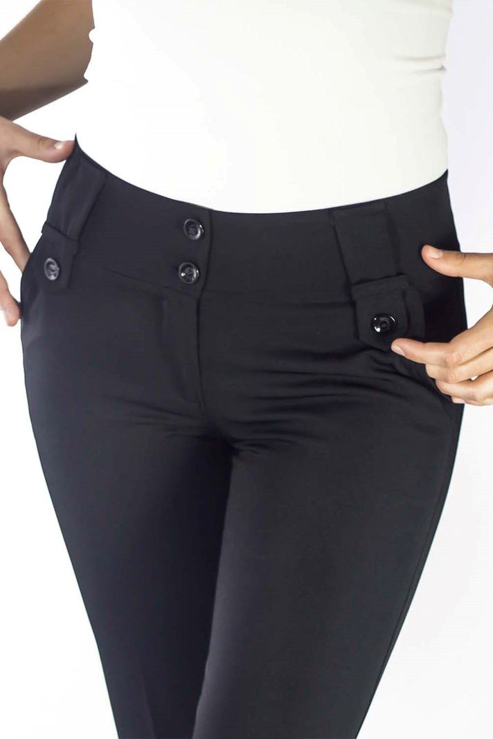 Pantalon Recto Formal Poly Spandex -2