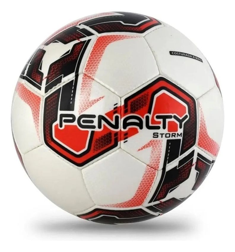 Balón de Futbolito / Baby Fútbol  Penalty Storm Bote Medio N° 4 blanco con rojo-0