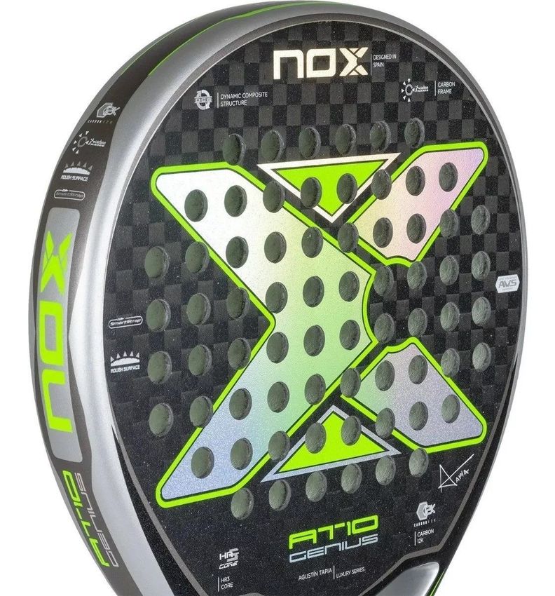 Pala Padel Nox Rough Surface At10 Genius 2023 12k By Agustin Tapia-1