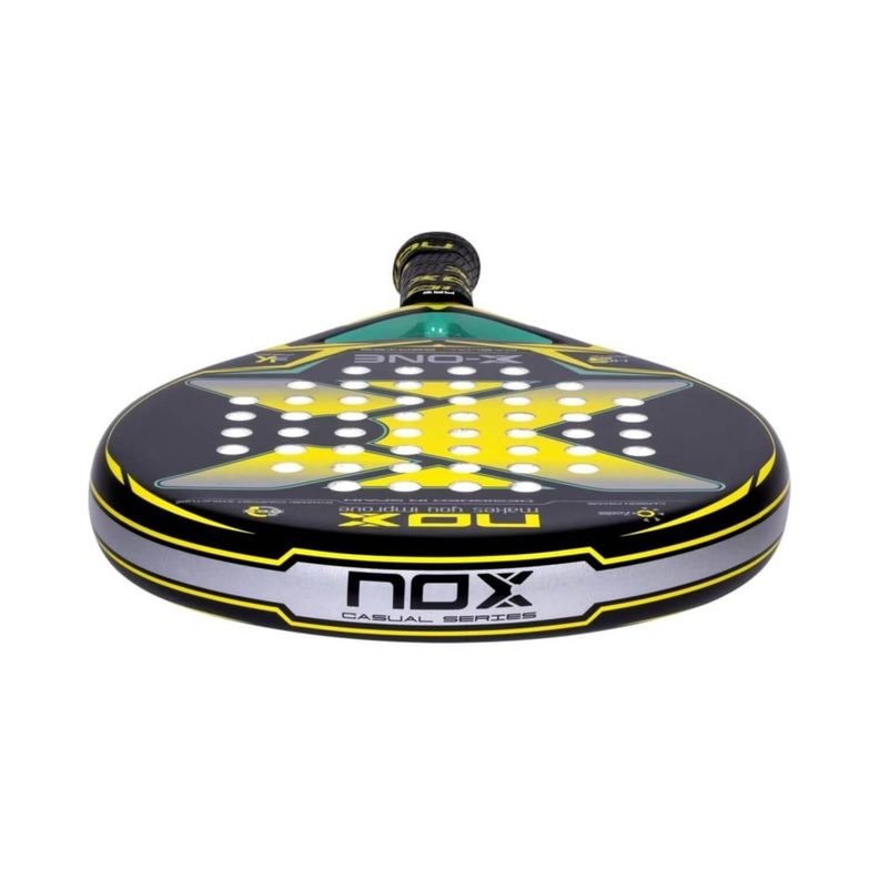 Pala Padel Nox X- One Casual Series Amarilla + Funda-4