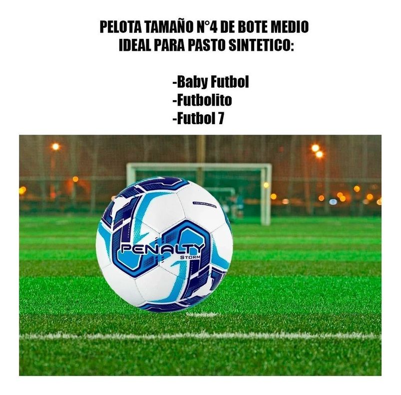 Balón de Futbolito / Baby Fútbol  Penalty Storm Bote Medio N° 4 -2