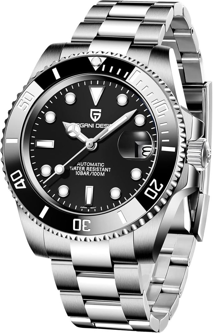 Reloj "PAGANI SUBMARINER" Maquinaria Seiko Automatica, Cristal de Zafiro-0