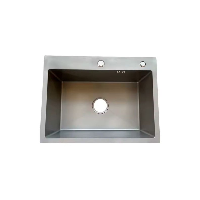 Lavaplatos De Acero Inoxidable Una Cubeta Grey 60x45-0