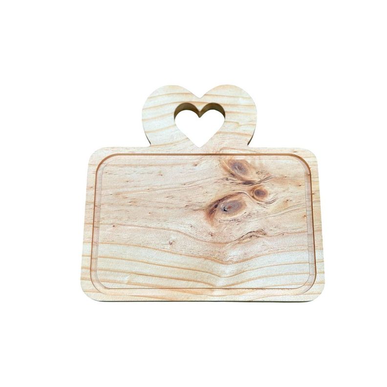 Pack De 10 Tabla De Picoteo, Cocktail Modelo 2 Corazon 22x21-2