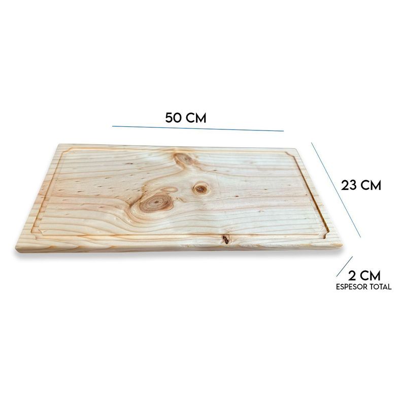 pack de 10 Tabla De Picoteo, Picadillo O Cocktail Mod1, 50x23x2 Cm-1