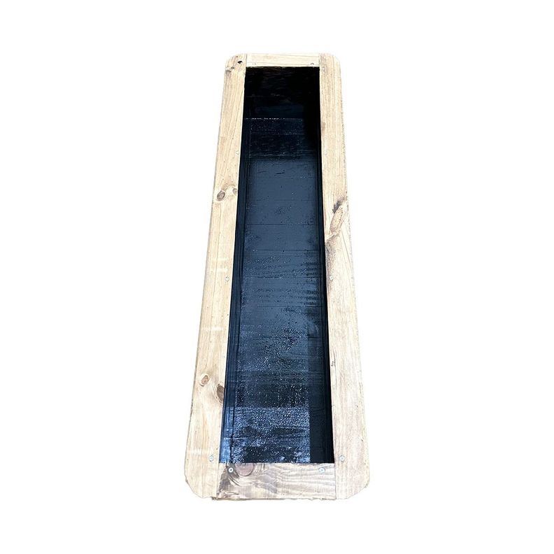 Macetero O Jardinera De Madera Color Roble 125x35x30-3