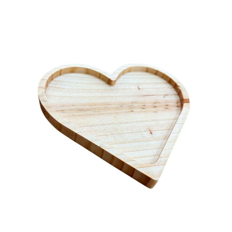 Pack De 10 Tablas De Picoteo O Cocktail Mdl Corazon 22x22x2-1