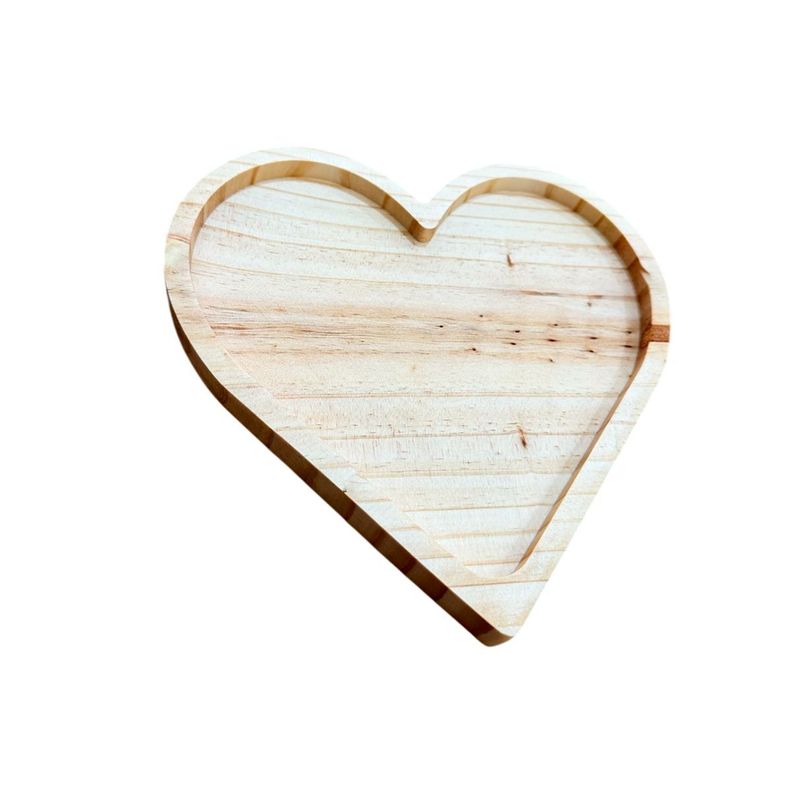 Pack De 10 Tablas De Picoteo O Cocktail Mdl Corazon 22x22x2-3