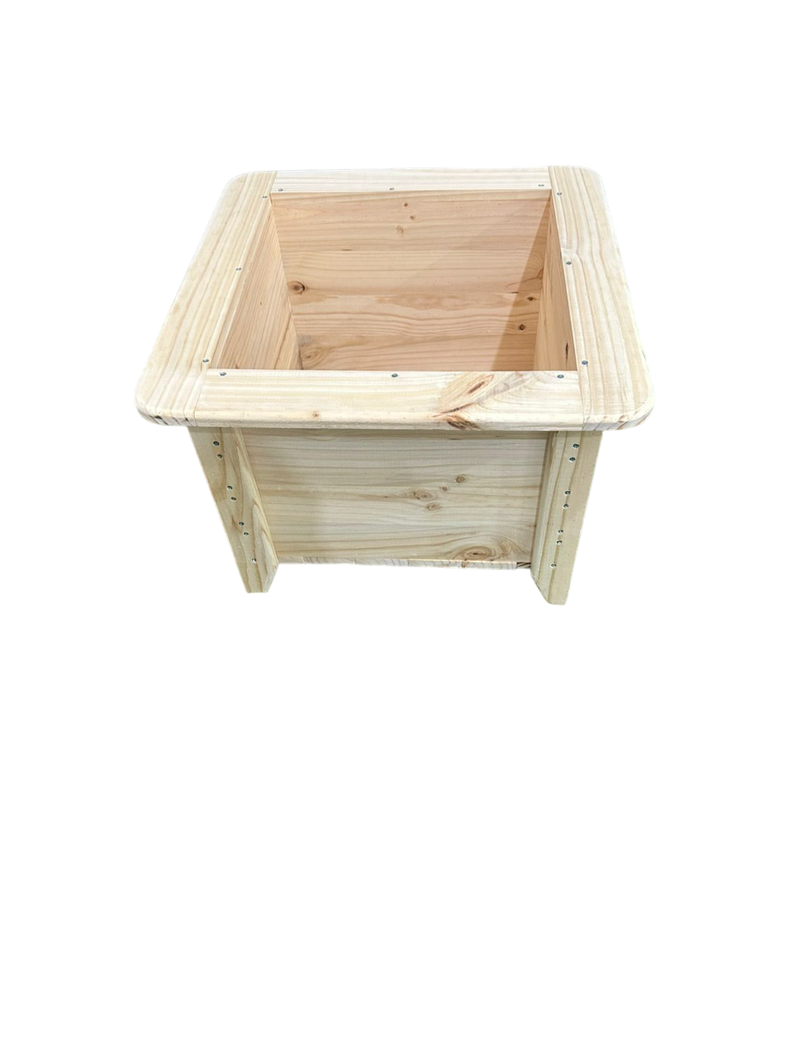 	 Macetero O Jardinera De Madera En bruto 66x66x48-1