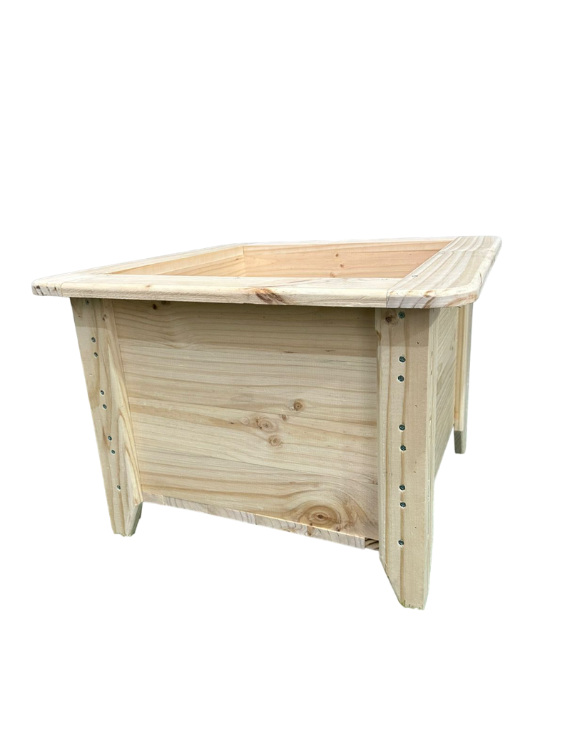 	 Macetero O Jardinera De Madera En bruto 66x66x48-2