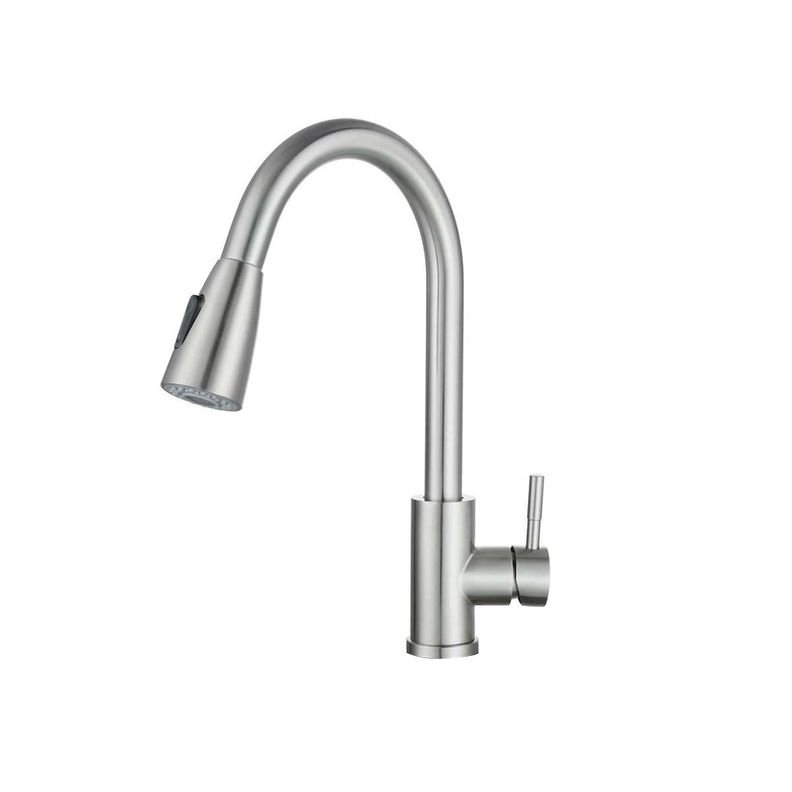 Llave de Lavaplatos Cabezal Flexible Cromada-0