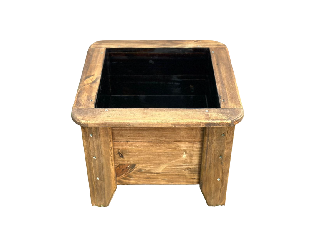 Macetero O Jardinera De Madera Color ROBLE 66x66x48-0