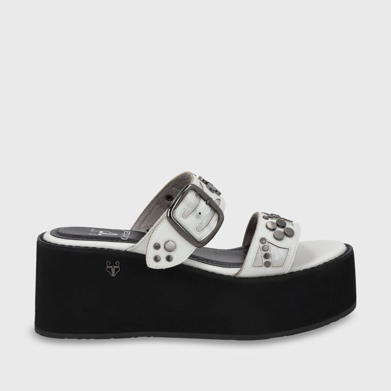 Sandalia Plataforma Blanco Mujer 15620 Gotta-0