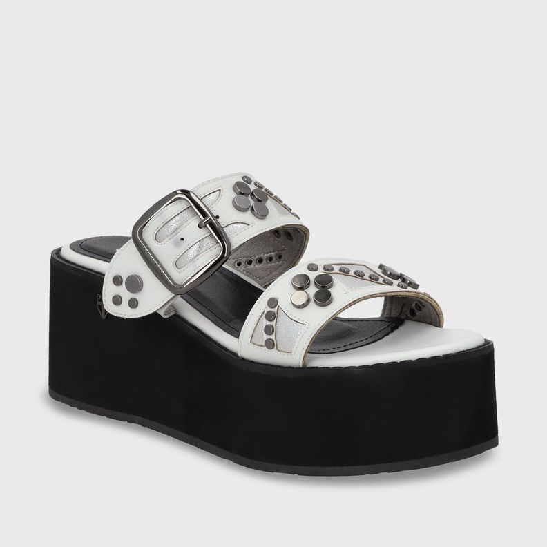 Sandalia Plataforma Blanco Mujer 15620 Gotta-1