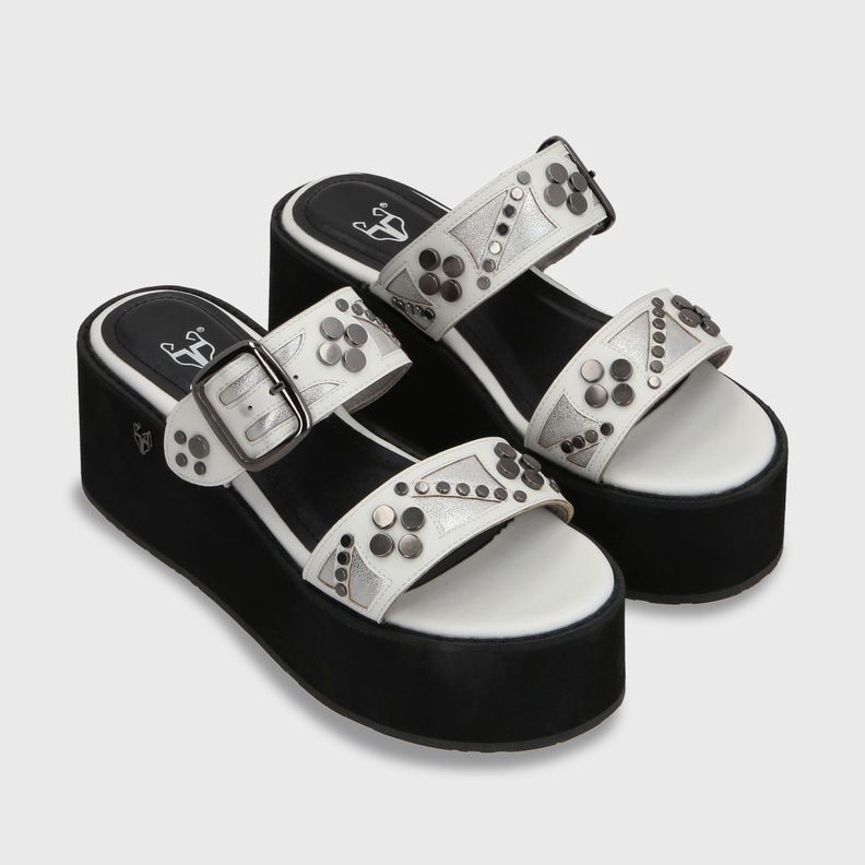 Sandalia Plataforma Blanco Mujer 15620 Gotta-2