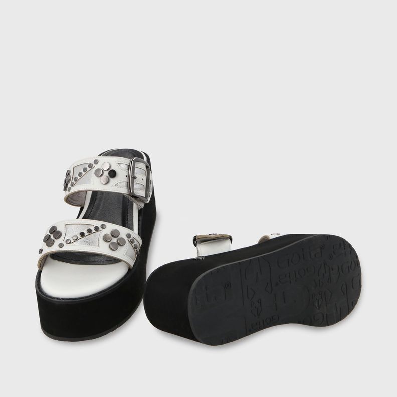 Sandalia Plataforma Blanco Mujer 15620 Gotta-6